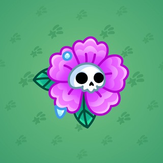 Skull Flower #10090