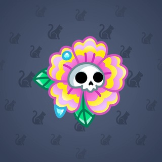 Skull Flower #17238