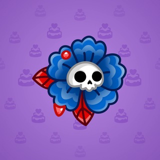 Skull Flower #7609