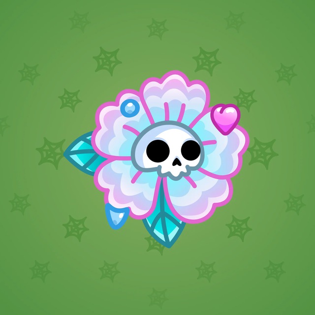 NFT-подарок Skull Flower Soft Puff