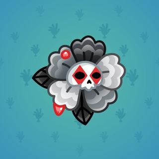 Skull Flower #7180