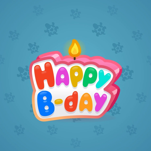 NFT-подарок B-Day Candle Glittery Day