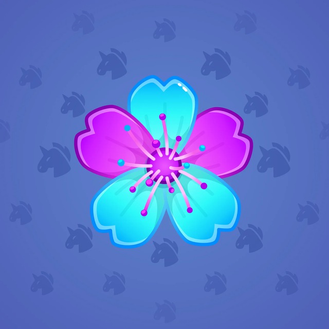 NFT-подарок Sakura Flower Indigo