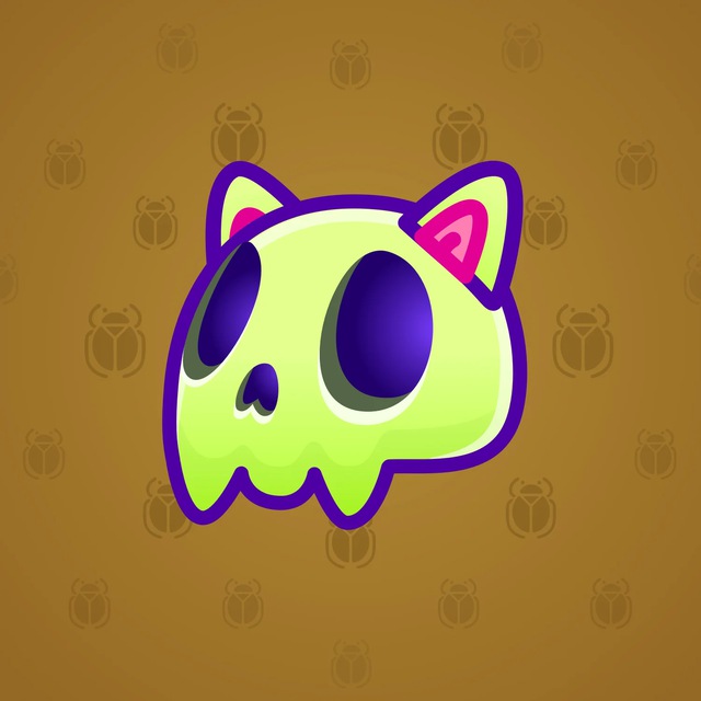 NFT-подарок Electric Skull Dead Kitty