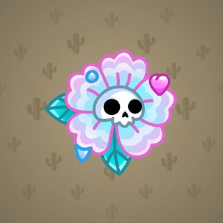 Skull Flower #7943