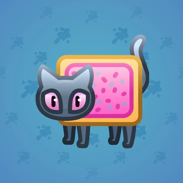 NFT-подарок Scared Cat Nyan Cat