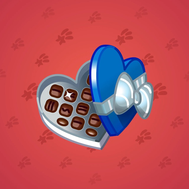 NFT-подарок Valentine Box Silver Blue
