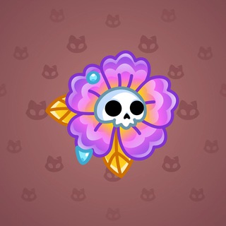 Skull Flower #7569