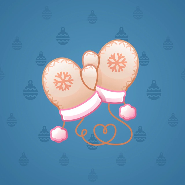 NFT-подарок Snow Mittens Milk Tea