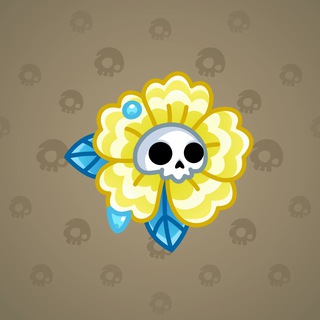 Skull Flower #864