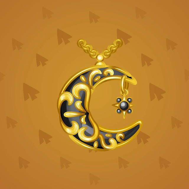 NFT-подарок Moon Pendant Obsidian