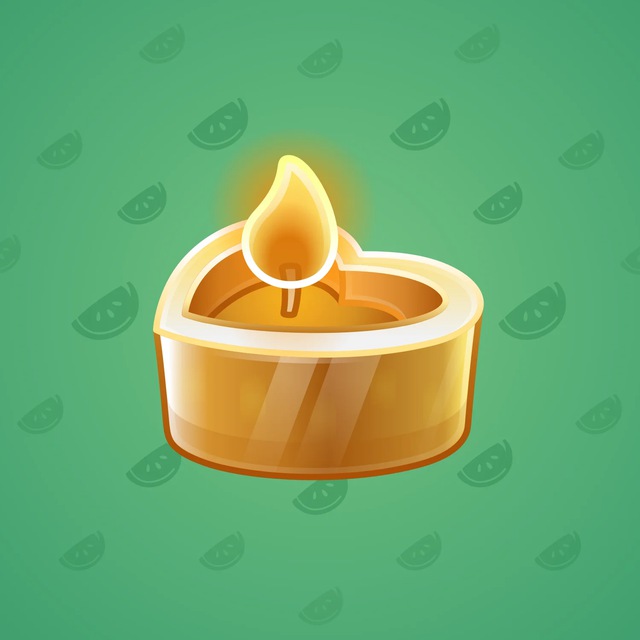 NFT-подарок Love Candle Golden Glow