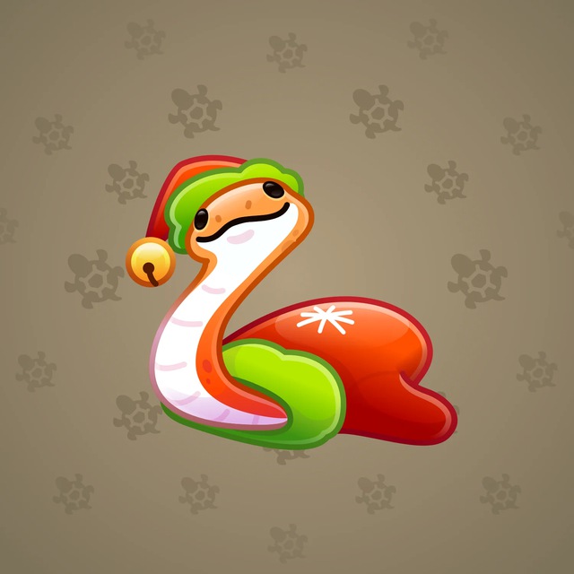 NFT-подарок Pet Snake Santa’s Helper