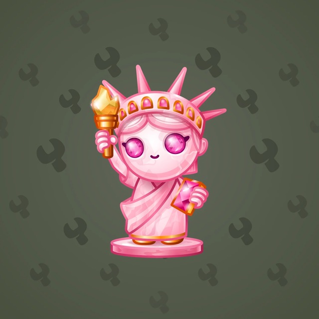 NFT-подарок Liberty Figure Rose Quartz
