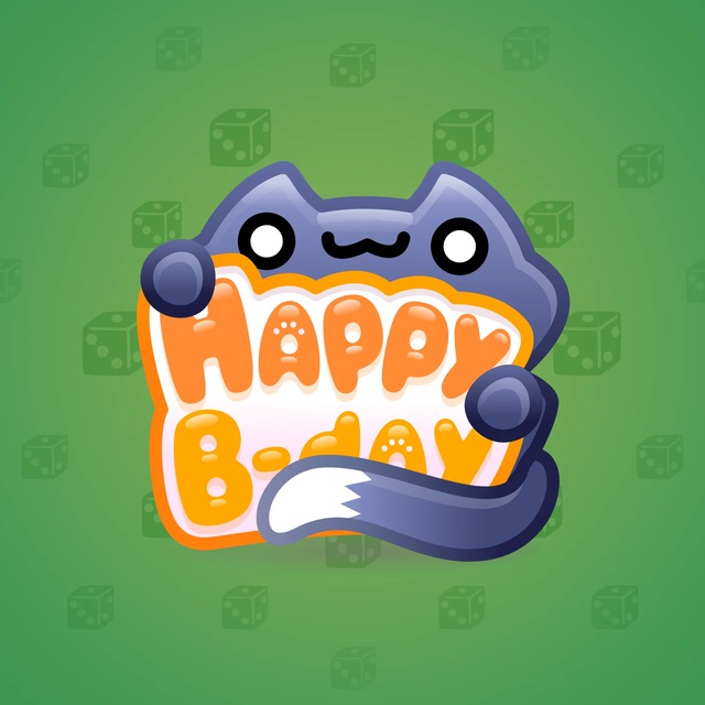 NFT-подарок B-Day Candle Purr Magic