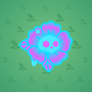 Skull Flower #10726
