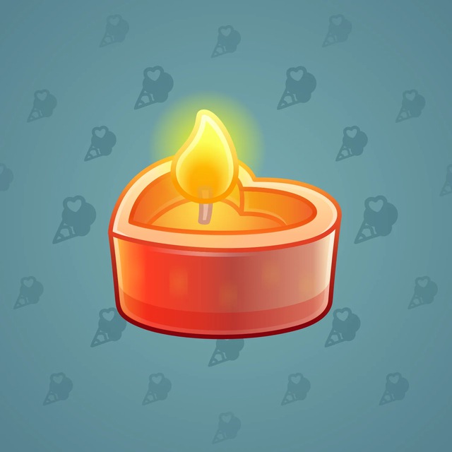 NFT-подарок Love Candle Apricot