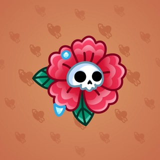 Skull Flower #8403