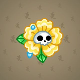 Skull Flower #16757