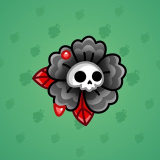 Skull Flower #10515
