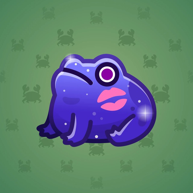 NFT-подарок Kissed Frog Starry Night