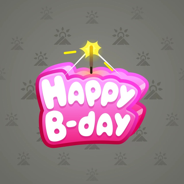 NFT-подарок B-Day Candle Sparkler