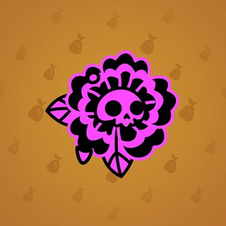 Skull Flower #4919