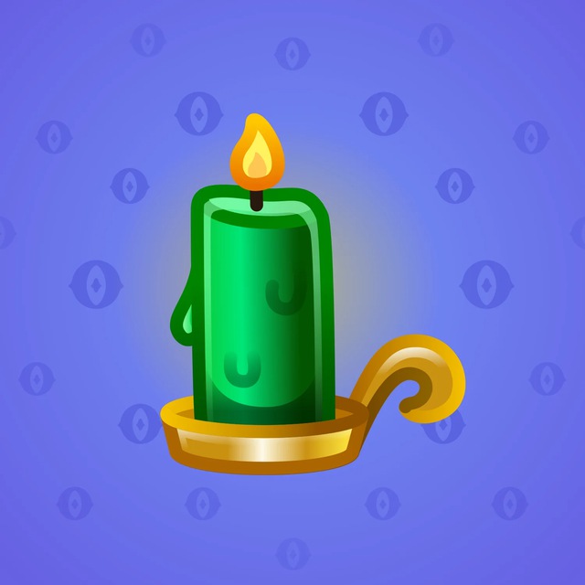 NFT-подарок Eternal Candle Hot Emerald
