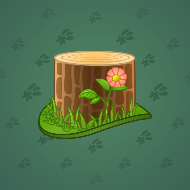NFT-подарок Top Hat Tree Stump