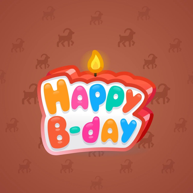 NFT-подарок B-Day Candle Sweet Glaze