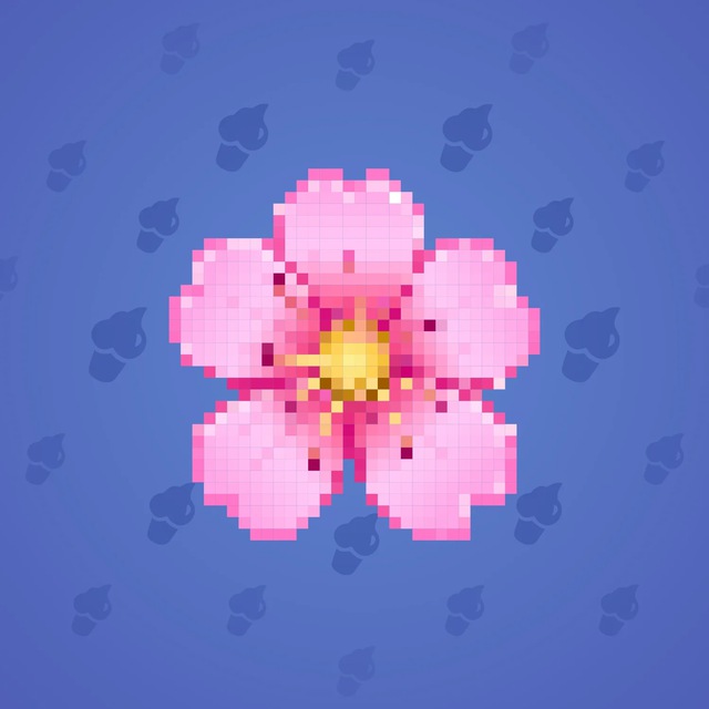 NFT-подарок Sakura Flower Pixel Bloom