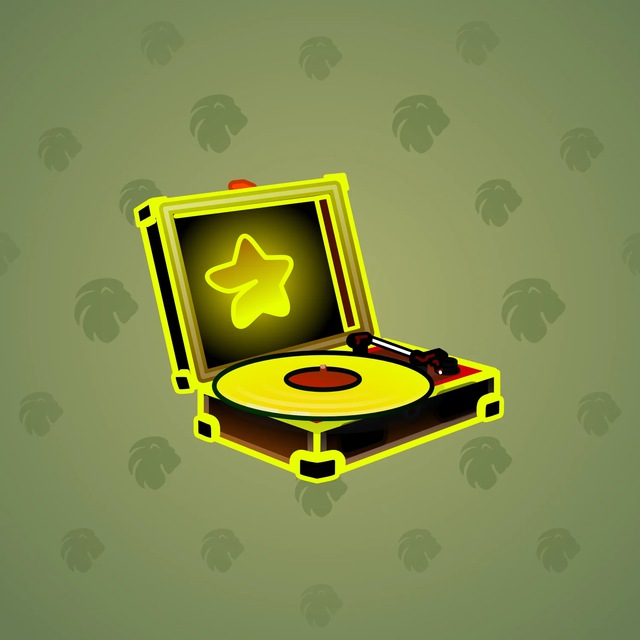 NFT-подарок Record Player Neon Citrus