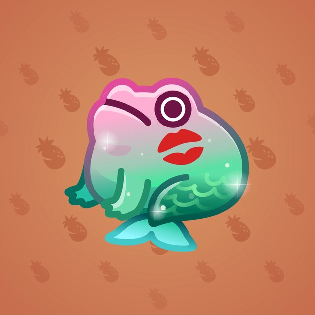 NFT-подарок Kissed Frog Frogmaid