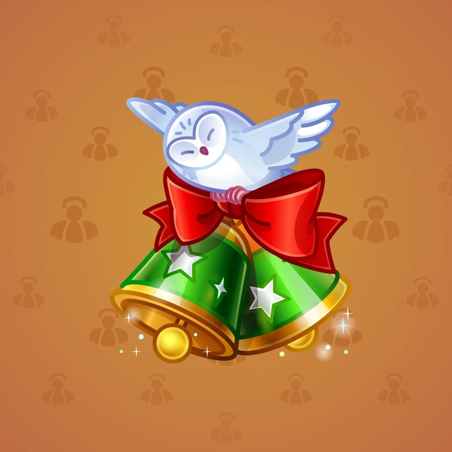 NFT-подарок Jingle Bells White Owl