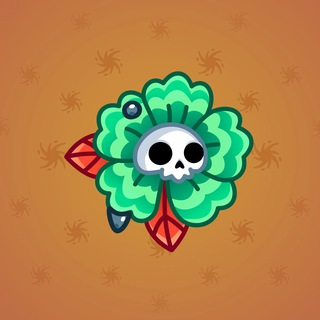 Skull Flower #19865