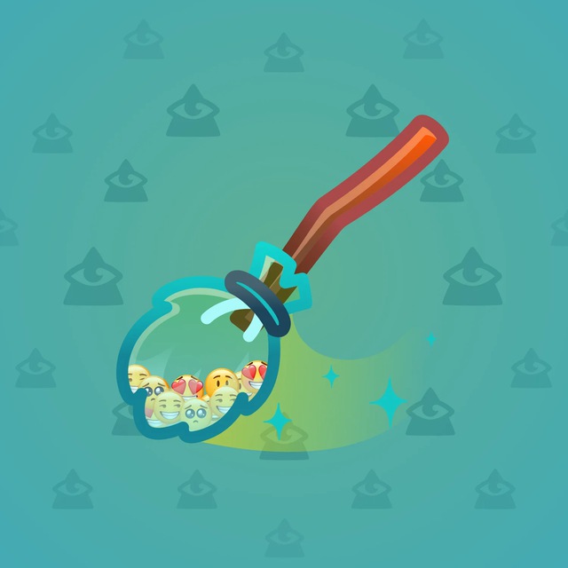 NFT-подарок Flying Broom Emoji Engine