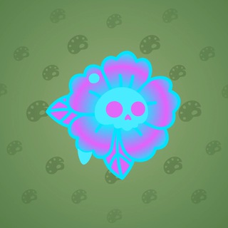 Skull Flower #13172