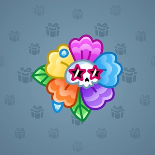 Skull Flower #12205