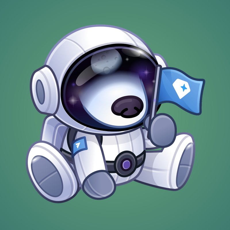 NFT-подарок Resistance Dog To The Moon