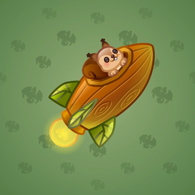 NFT-подарок Stellar Rocket Squirrel