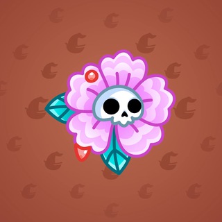 Skull Flower #12548