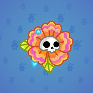 Skull Flower #12049
