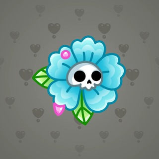 Skull Flower #12007