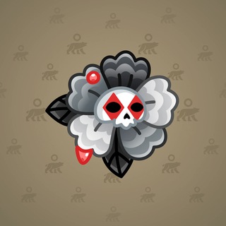 Skull Flower #7908