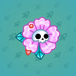 Skull Flower #10423