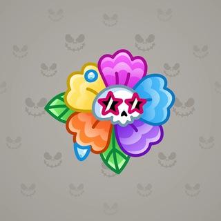 Skull Flower #8854