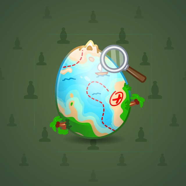 NFT-подарок Easter Egg Treasure Map