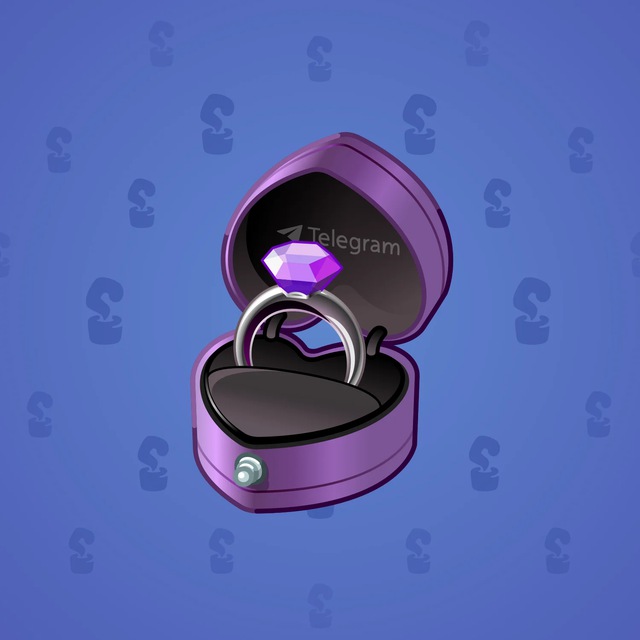 NFT-подарок Diamond Ring Dark Orchid