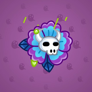 Skull Flower #12402