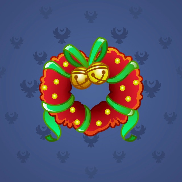 NFT-подарок Winter Wreath Heart Bell